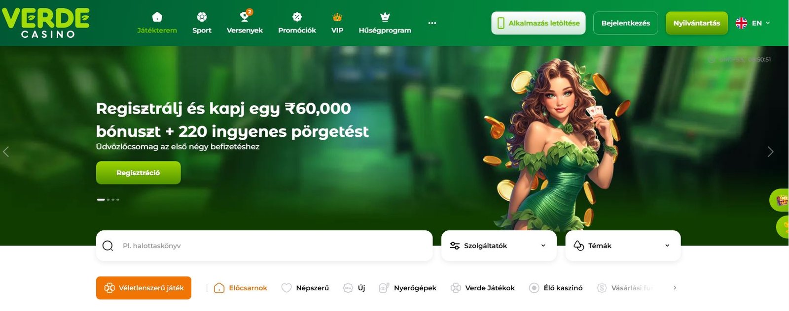 Verde Casino Véleményezés: 1200 Eurós Üdvözlő Bónusz És 220 Ingyenes Pörgetés