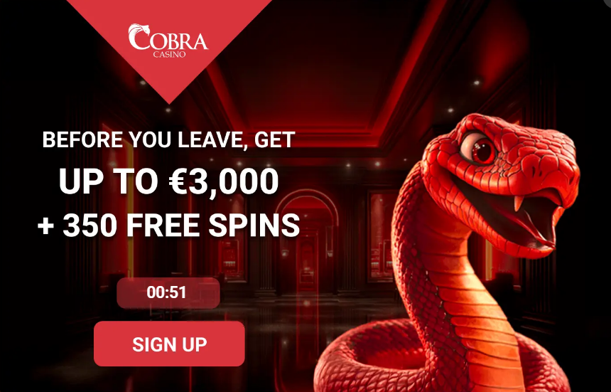 Cobra Casino Erfahrungen:- Willkommensbonus Bis Zu 1000€ Und 250 Freispiele