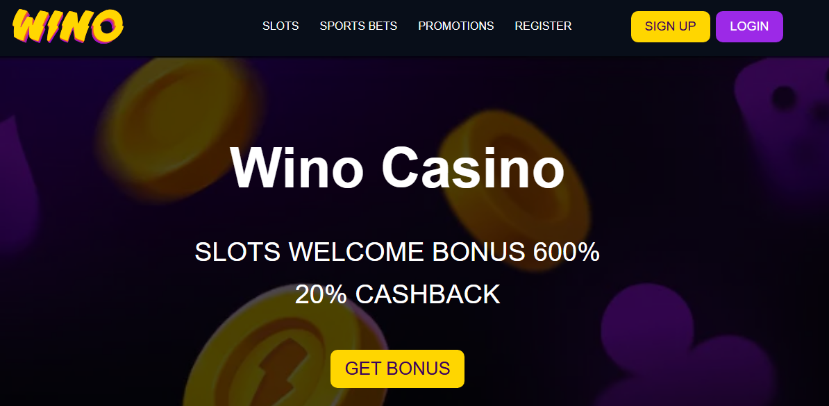 Wino Casino Review: Sports Betting & €10,000 Bonus, Crypto Gaming Slots