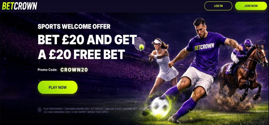 BetCrown Casino Review – Bet £10 & Get £20 And Free Bet Available