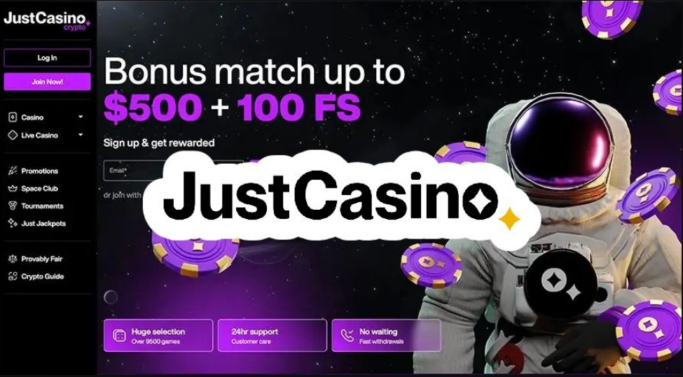 Just Casino Review – Welcome Bonus Up To  $4000 + 300 Free Spins