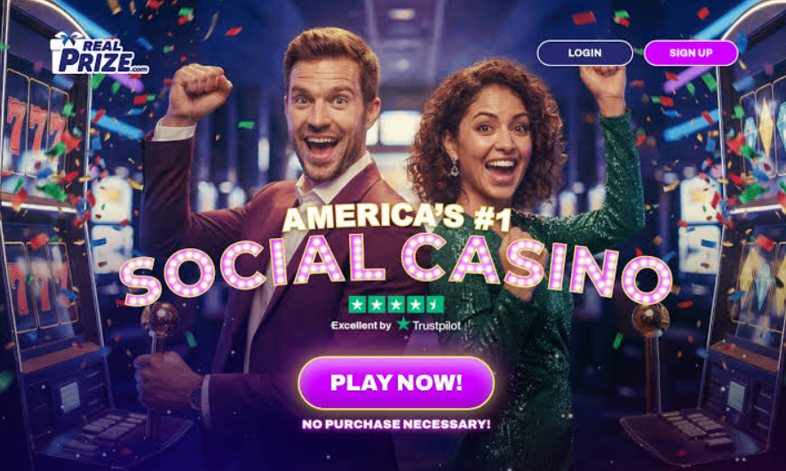 Real Prize Casino Review – Get 625,000 Gold Coins + 125 SC FREE + 1250 VIP Points