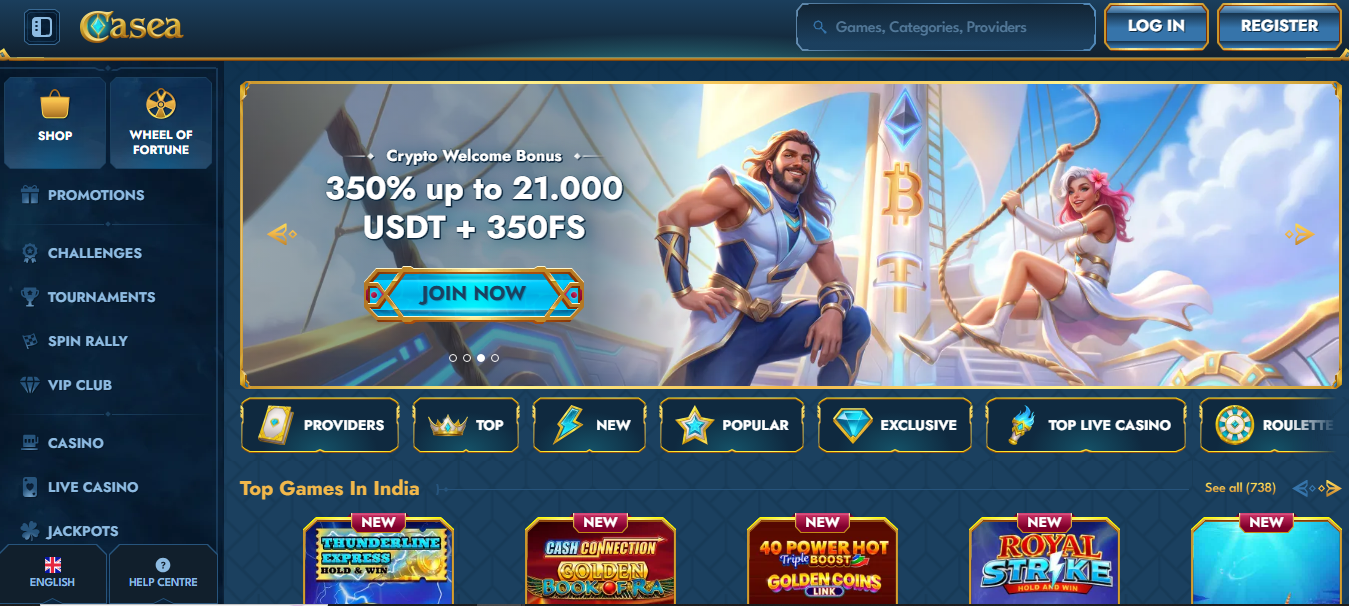 Casea Casino Review – Welcome Offer Up To £430 & 200 Free Spins