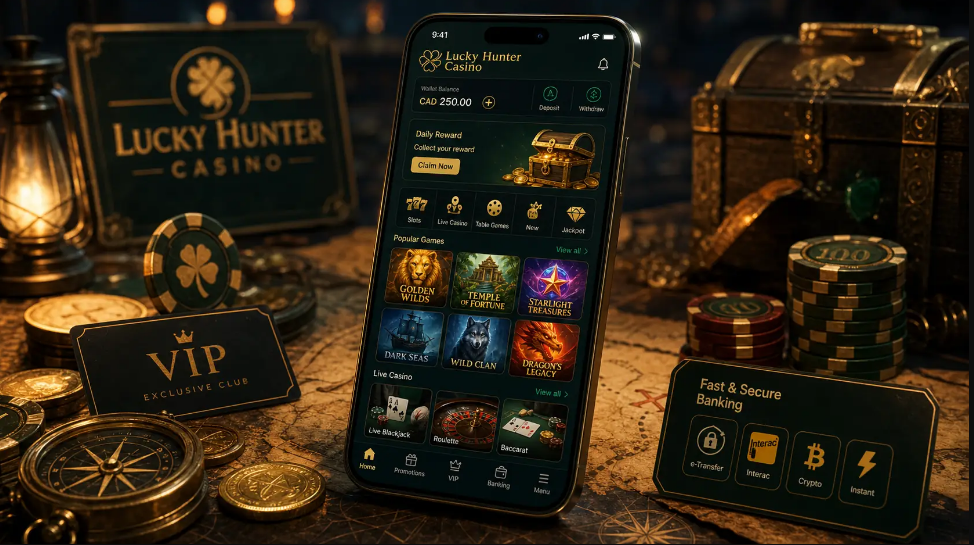 Lucky Hunter Casino Review – Exclusive Bonus 110% up to €4,000 + 50 Free Spins