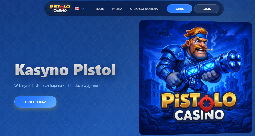 Pistolo Casino Recenzja – Odbierz Bonus 100% Do 500€ i 200 Darmowych Spinów
